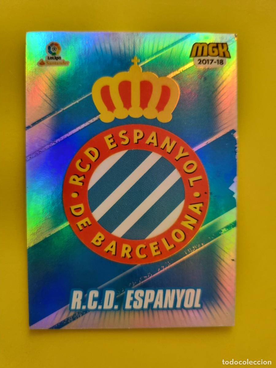 Cromos de f&uacute;tbol: CROMO FUTBOL MEGACRACKS 217 RCD ESPANYOL ESCUDO 17 18 2017 2018 AR1026