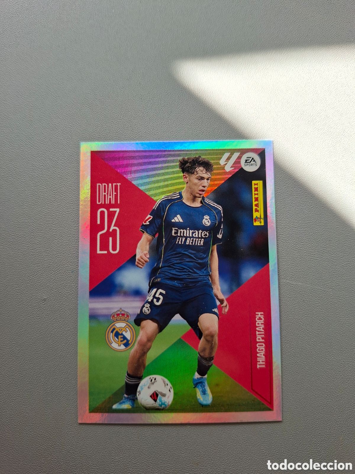 Cromos de f&uacute;tbol: Thiago Pitarch 22 Draft 23 Real Madrid - Liga Este 2026 2027 26 27