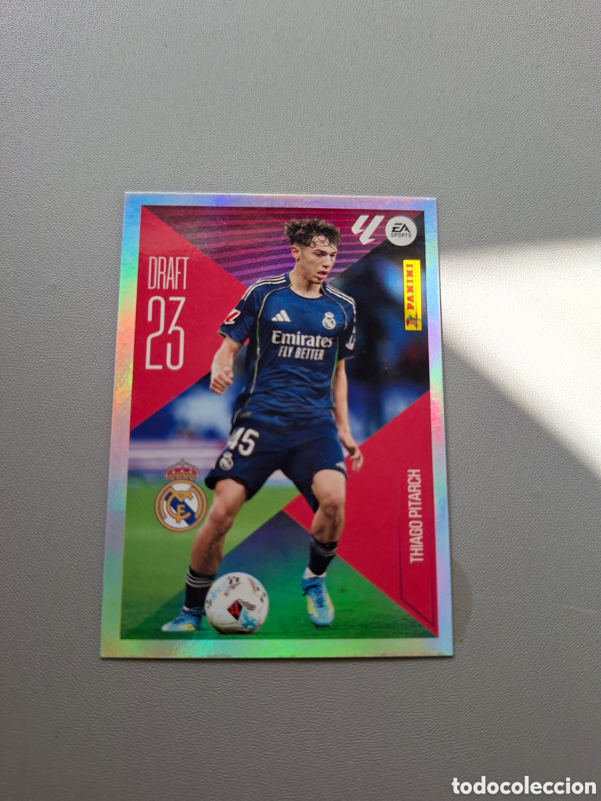 Cromos de f&uacute;tbol: Thiago Pitarch 22 Draft 23 Real Madrid - Liga Este 2026 2027 26 27