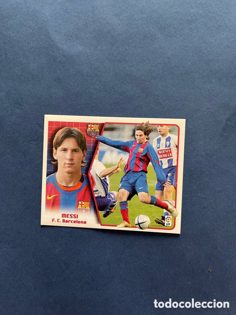 Cromos de f&uacute;tbol: Messi F.C. Barcelona Este 2005-06 .