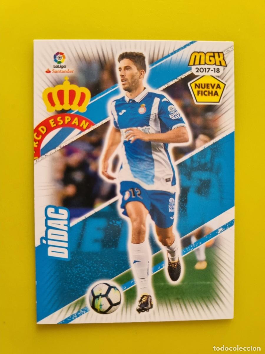 Cromos de f&uacute;tbol: CROMO FUTBOL MEGACRACKS 222 BIS DIDAC RCD ESPANYOL 17 18 2017 2018 AR1026