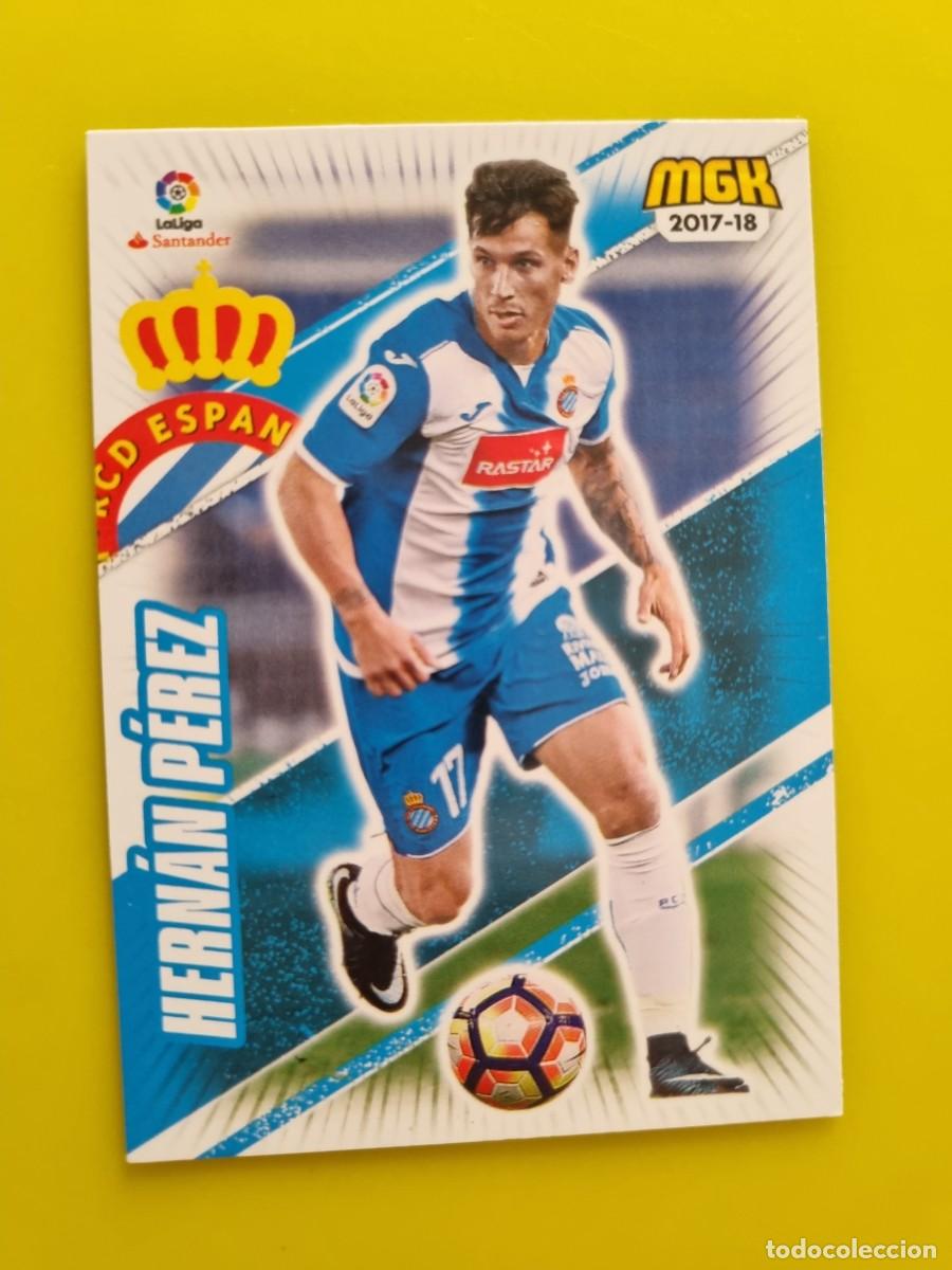 Cromos de f&uacute;tbol: CROMO FUTBOL MEGACRACKS 230 HERNAN PEREZ RCD ESPANYOL 17 18 2017 2018 AR1026