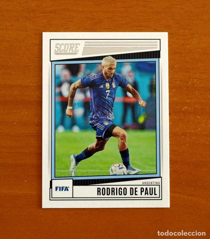 Cromos de f&uacute;tbol: Argentina - N&ordm; 18 Rodrigo de Paul - SCORE SOCCER Panini FIFA - 2022-2023-22-23