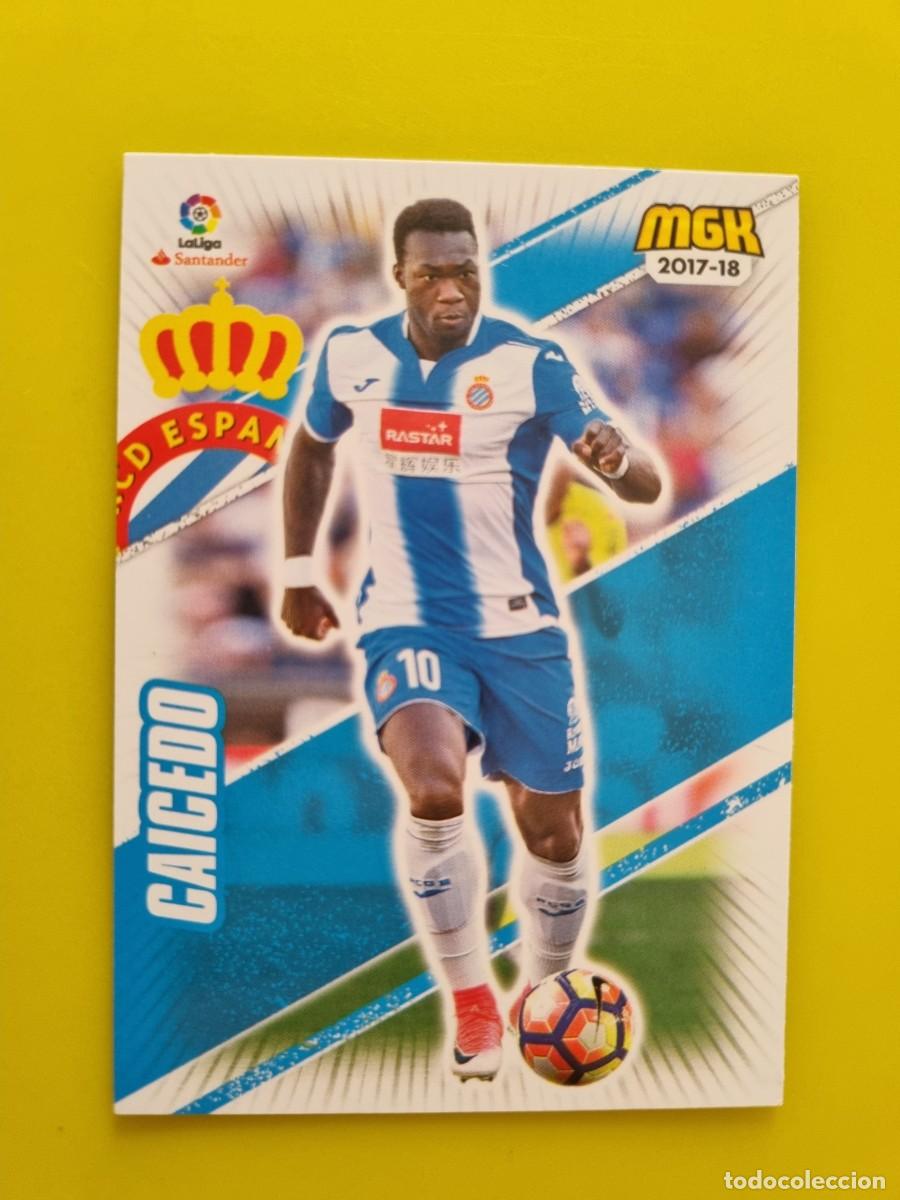 Cromos de f&uacute;tbol: CROMO FUTBOL MEGACRACKS 233 CAICEDO RCD ESPANYOL 17 18 2017 2018 AR1026