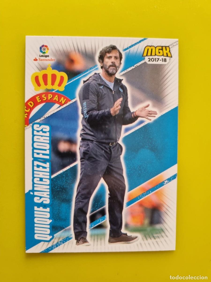 Cromos de f&uacute;tbol: CROMO FUTBOL MEGACRACKS 239 QUIQUE SANCHEZ FLORES ENTRENADOR RCD ESPANYOL 17 18 2017 2018 AR1026