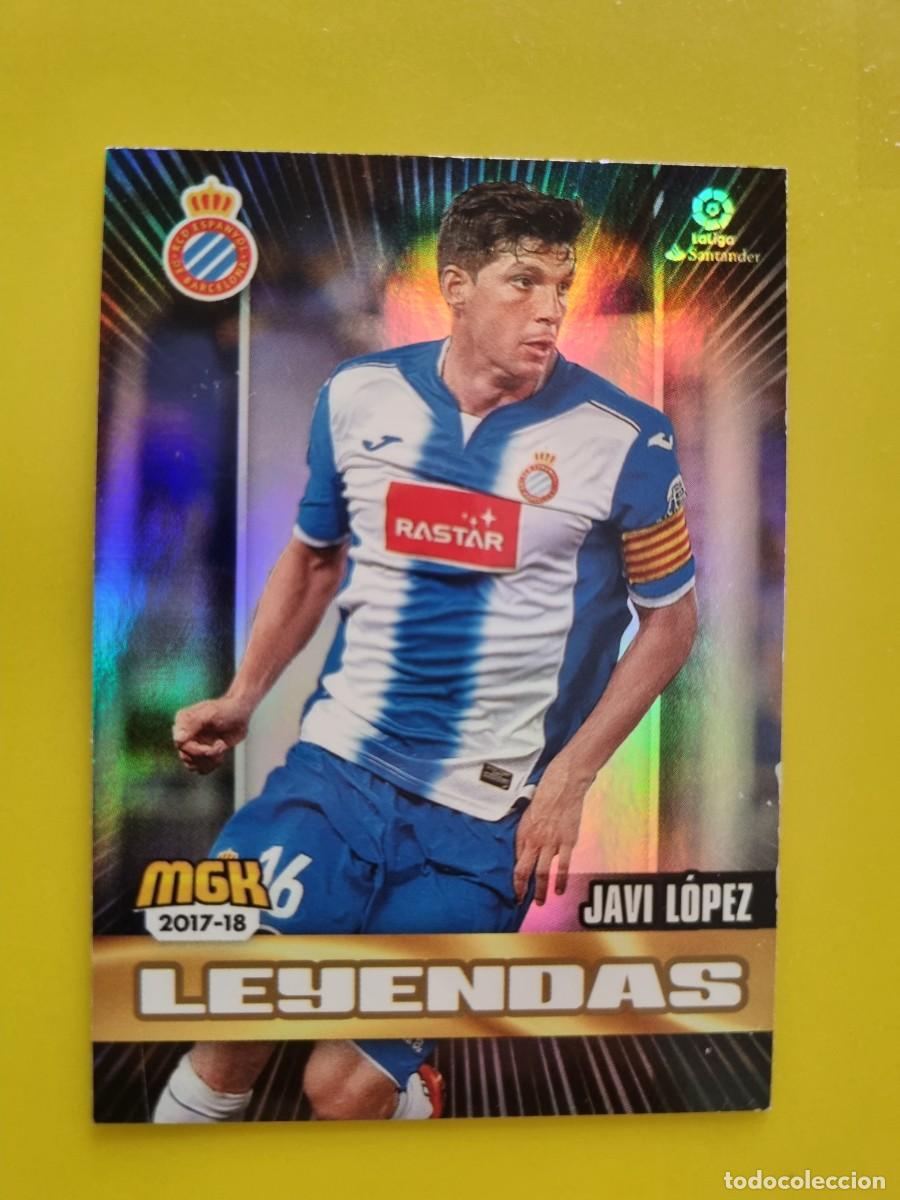 Cromos de f&uacute;tbol: CROMO FUTBOL MEGACRACKS 240 JAVI LOPEZ LEYENDAS RCD ESPANYOL 17 18 2017 2018 AR1026