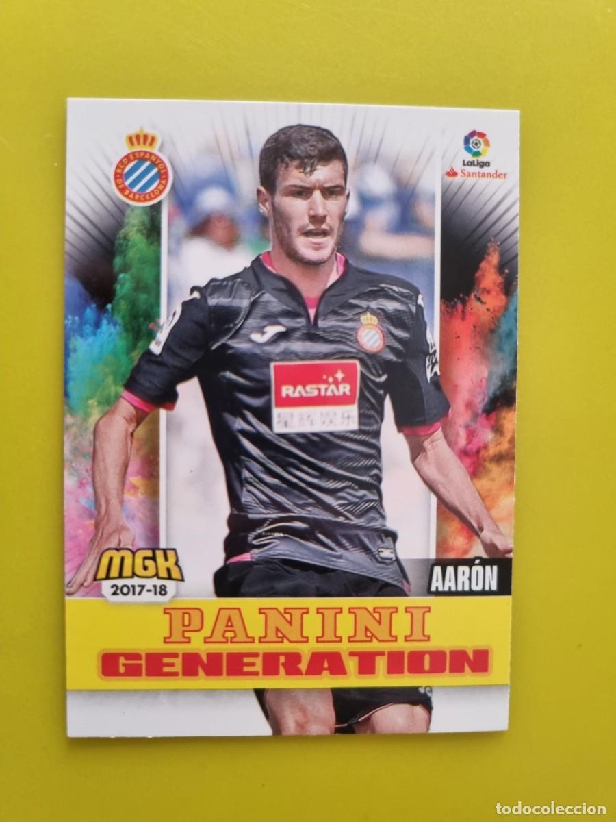 Cromos de f&uacute;tbol: CROMO FUTBOL MEGACRACKS 243 AARON GENERATION RCD ESPANYOL 17 18 2017 2018 AR1026
