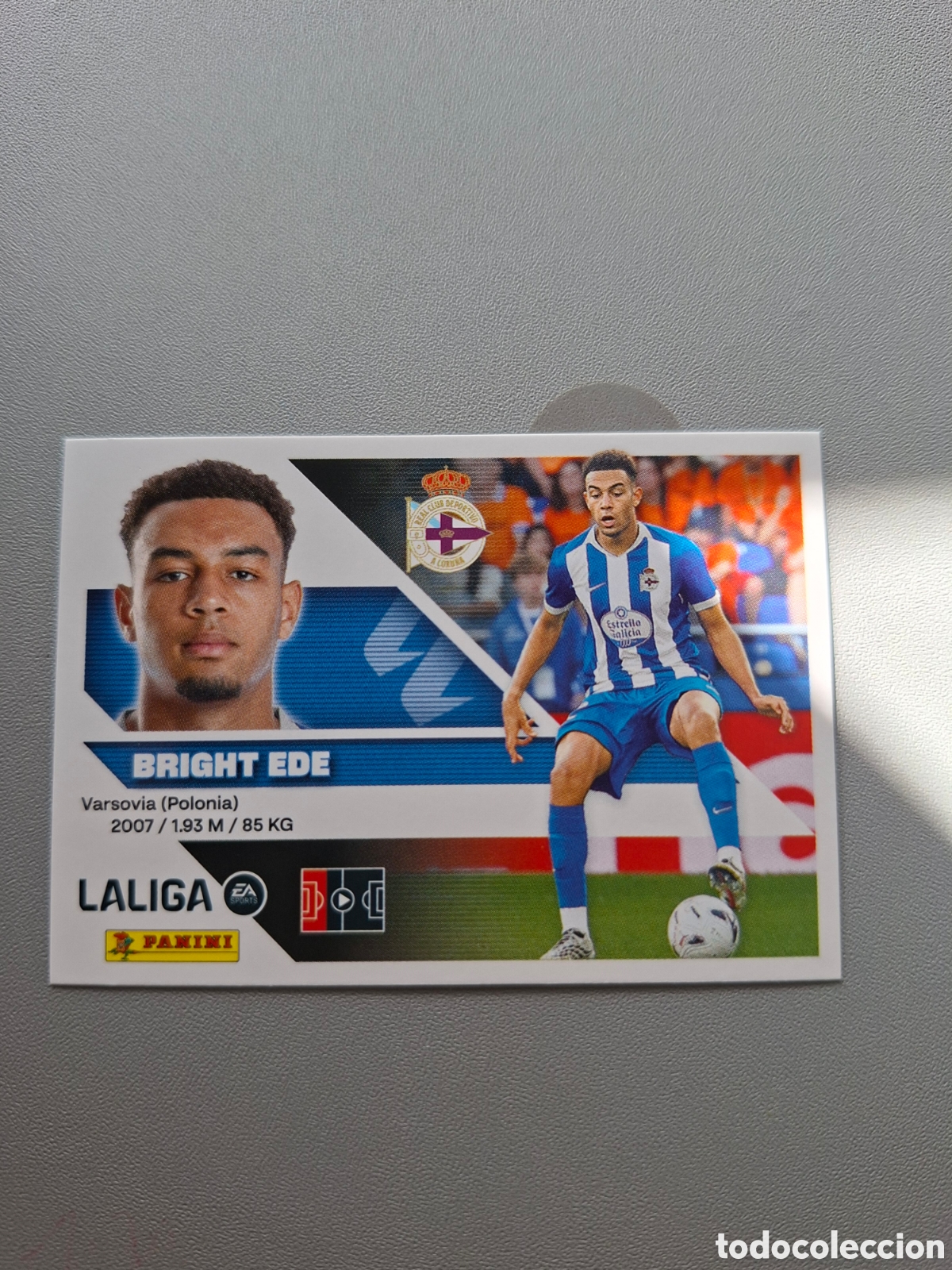 Cromos de f&uacute;tbol: Bright Ede 8 Bis Coloca Deportivo - Liga Este 2026 2027 26 27