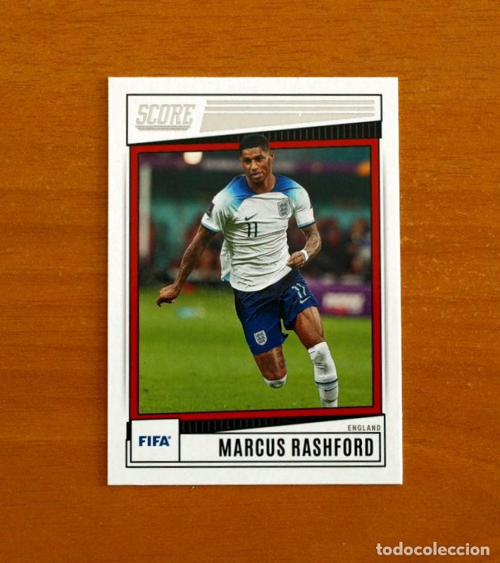 Cromos de f&uacute;tbol: England-Inglaterra - N&ordm; 52 Marcus Rashford - SCORE SOCCER Panini FIFA - 2022-2023-22-23