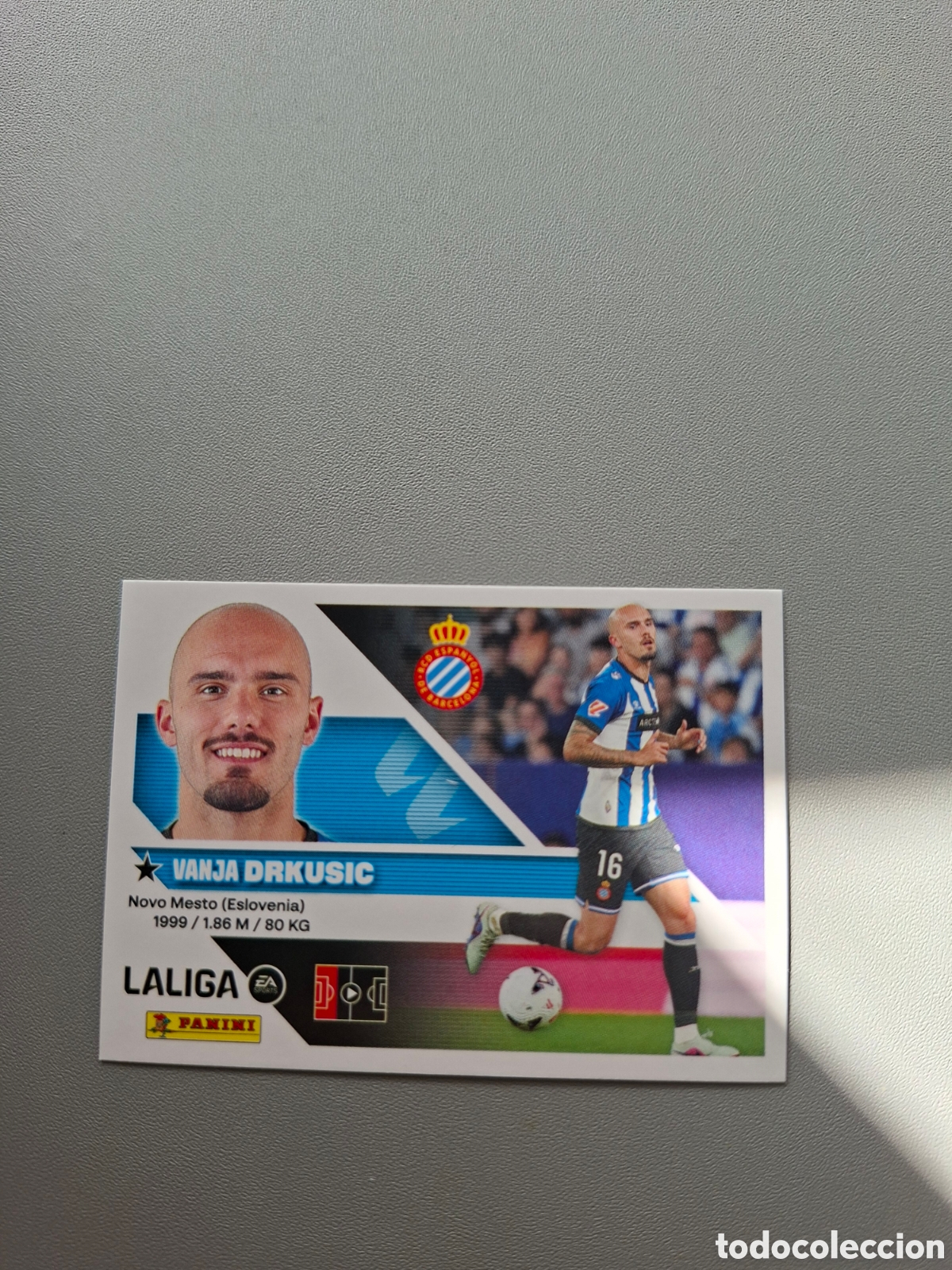 Cromos de f&uacute;tbol: Drkusic 6 Bis Coloca Espanyol - Liga Este 2026 2027 26 27