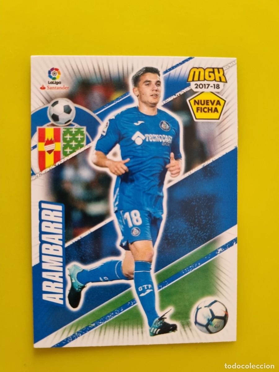 Cromos de f&uacute;tbol: CROMO FUTBOL MEGACRACKS 255 BIS ARAMBARRI GETAFE CF 17 18 2017 2018 AR1026