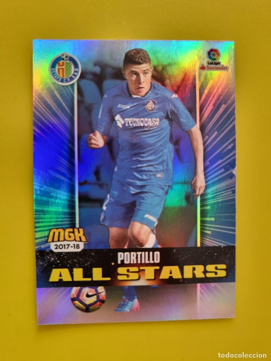 Cromos de f&uacute;tbol: CROMO FUTBOL MEGACRACKS 268 PORTILLO ALL STARS GETAFE CF 17 18 2017 2018 AR1026