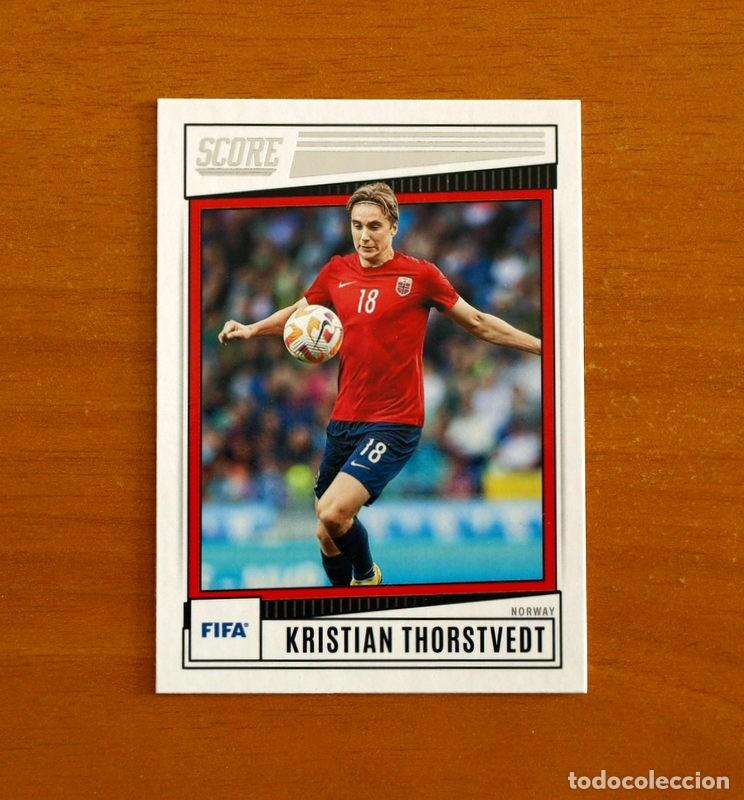 Figurine di Calcio: Norway-Noruega - N&ordm; 121 Kristian Thorstvedt - SCORE SOCCER Panini FIFA - 2022-2023-22-23