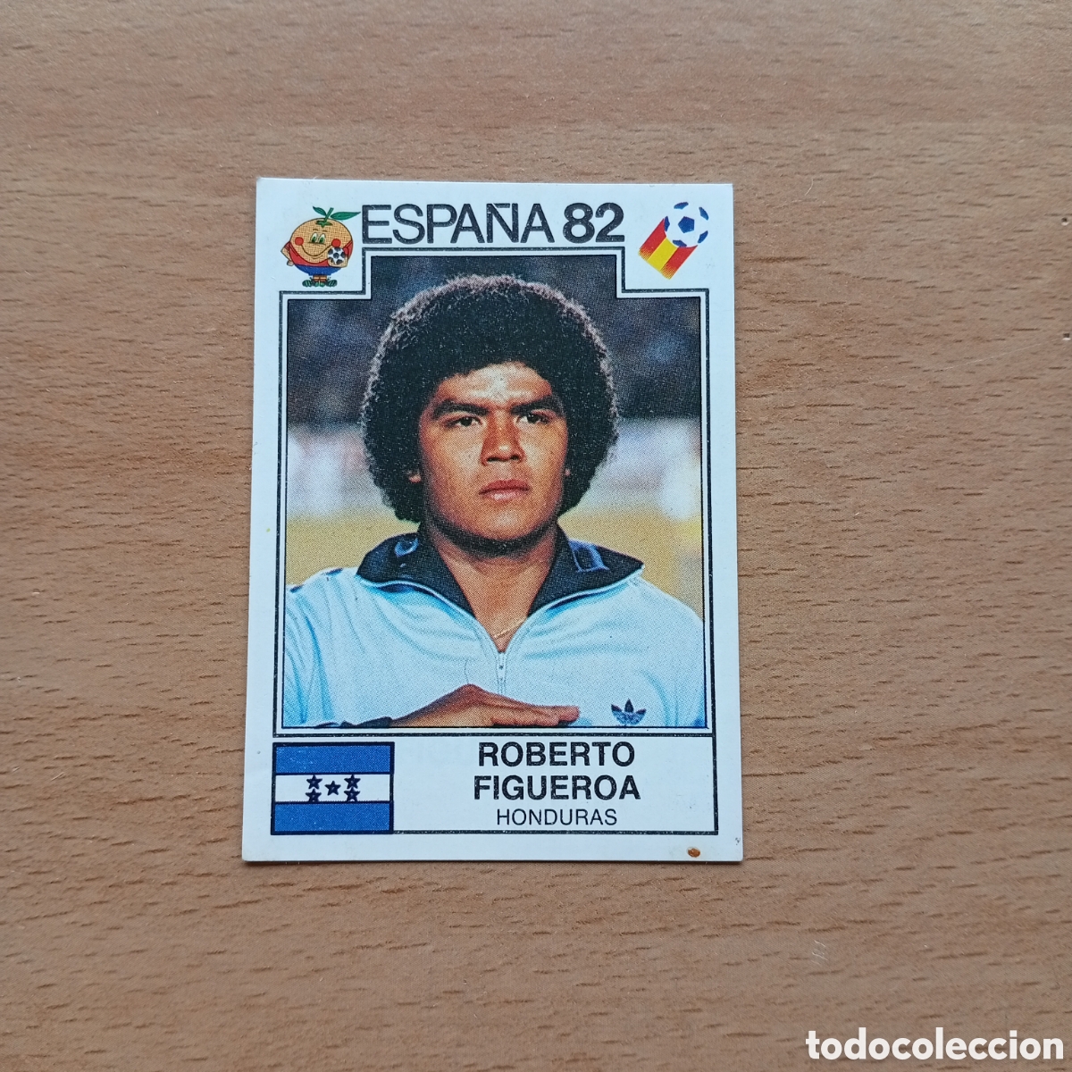 Fu&szlig;ball-Sticker: 1982 ESPA&Ntilde;A 82 - N&ordm; 362 ROBERTO FIGUEROA - HONDURAS - PANINI