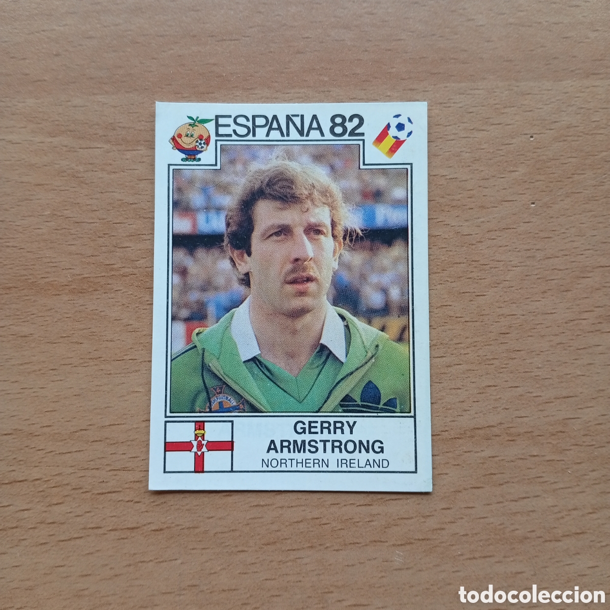 Fu&szlig;ball-Sticker: 1982 ESPA&Ntilde;A 82 - N&ordm; 342 GERRY ARMSTRONG - IRLANDA DEL NORTE - PANINI