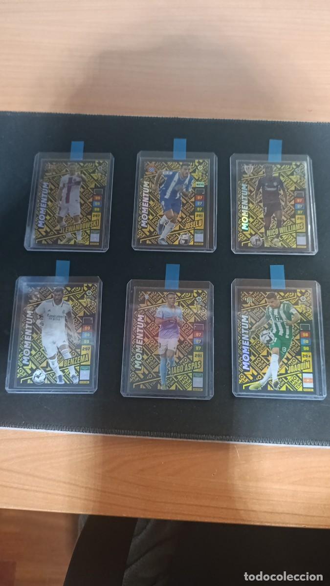 Cromos de f&uacute;tbol: Lote de 6 cartas Panini Adrenalyn XL &ndash; Momentum