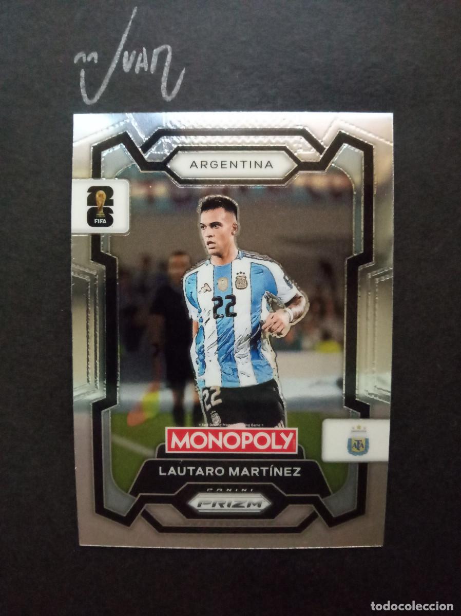 Fu&szlig;ball-Sticker: N&ordm; 2 LAUTARO MARTINEZ ARGENTINA INTER ⚽ PANINI &reg; MONOPOLY PRIZM FIFA MUNDIAL 2026 WORLD CUP 26 NUEVO