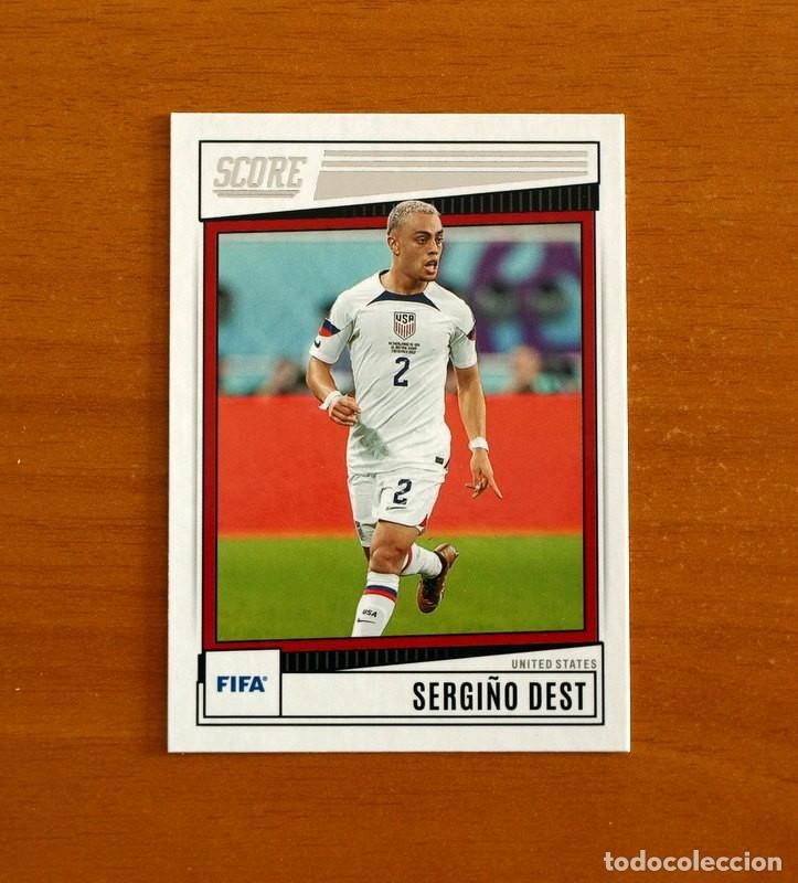 Cartes &agrave; collectionner de Football: United States-Estados Unidos USA - N&ordm; 197 Sergi&ntilde;o Dest -SCORE SOCCER Panini FIFA-2022-2023-22-23