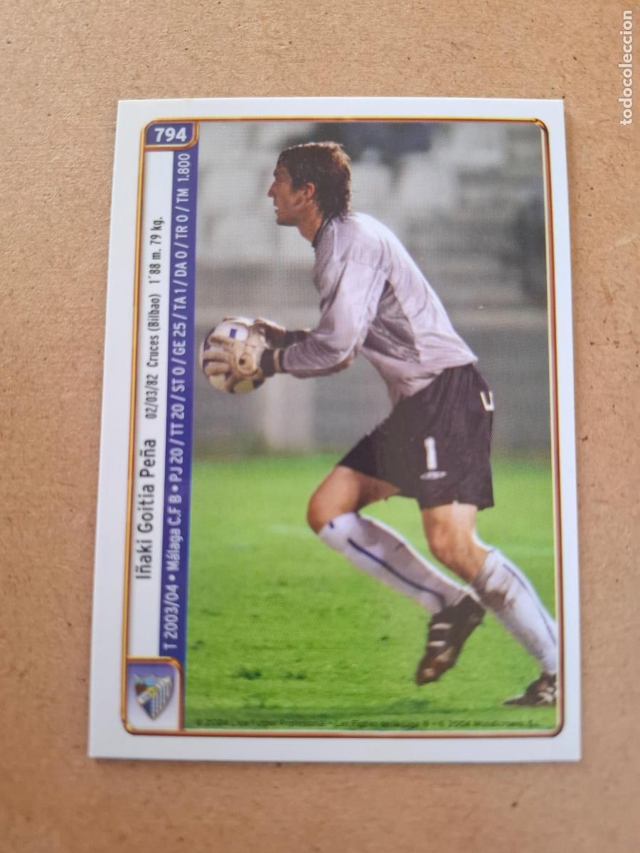 Cartes &agrave; collectionner de Football: MUNDICROMO 2004 2005 04 05 - 794 GOITIA / CALDERON - M&Aacute;LAGA CF