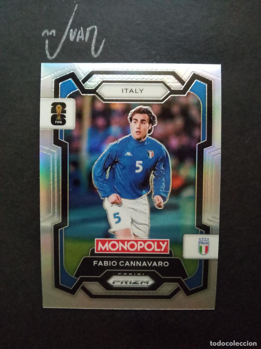 Football Stickers: N&ordm; 36 SILVER CANNAVARO ITALIA REAL MADRID ⚽ PANINI &reg; MONOPOLY PRIZM FIFA MUNDIAL 2026 WORLD CUP 26