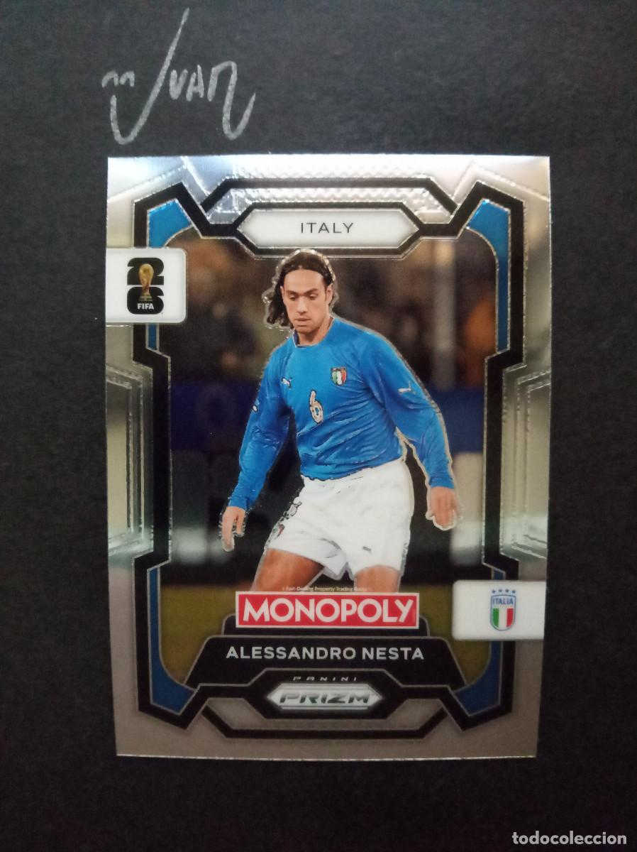Cromos de f&uacute;tbol: N&ordm; 34 NESTA ITALIA AC MILAN LAZIO ⚽ PANINI &reg; MONOPOLY PRIZM FIFA MUNDIAL 2026 WORLD CUP 26 NUEVO