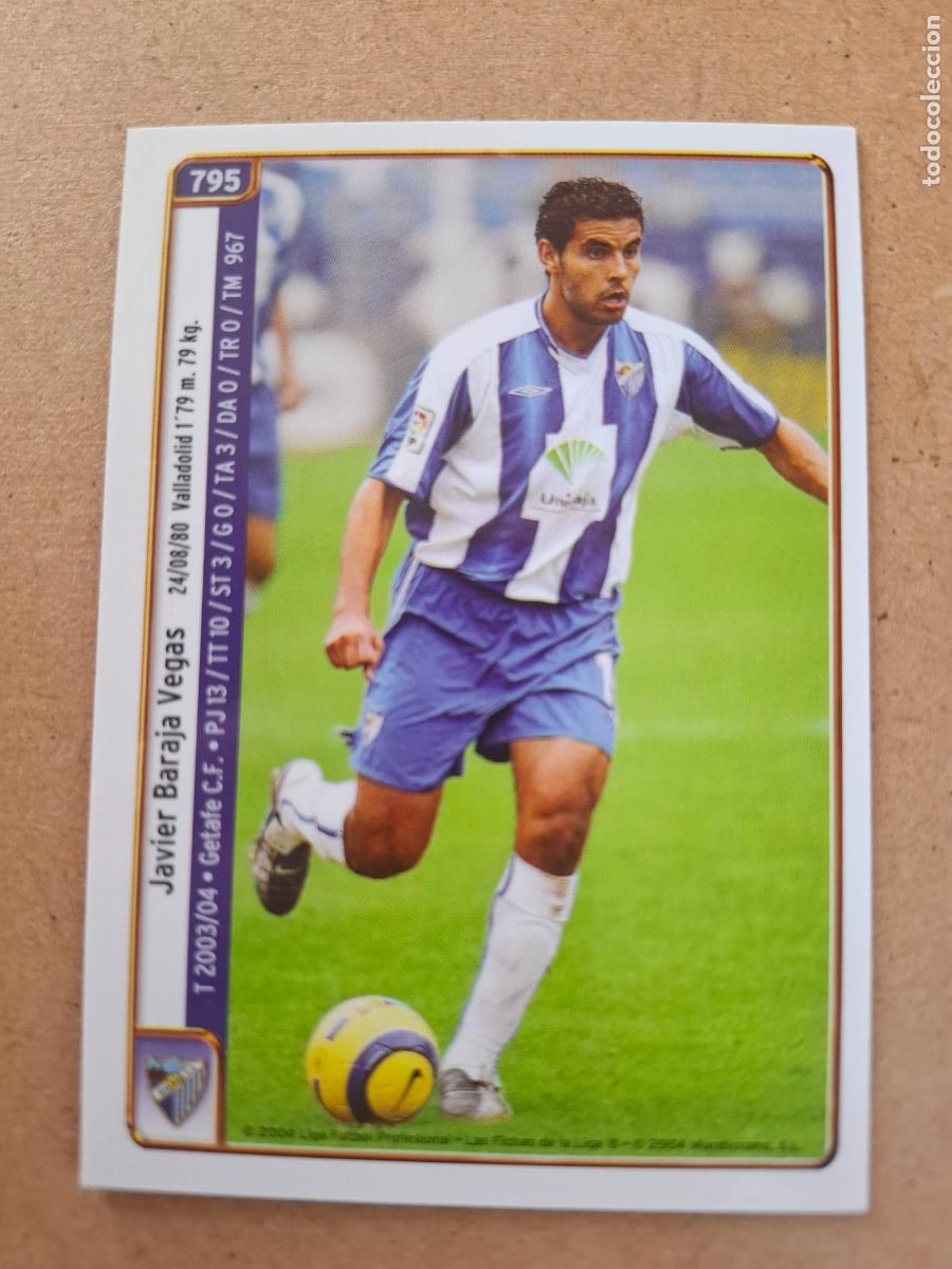 Cartes &agrave; collectionner de Football: MUNDICROMO 2004 2005 04 05 - 795 BARAJA / C. NAVAS - M&Aacute;LAGA CF