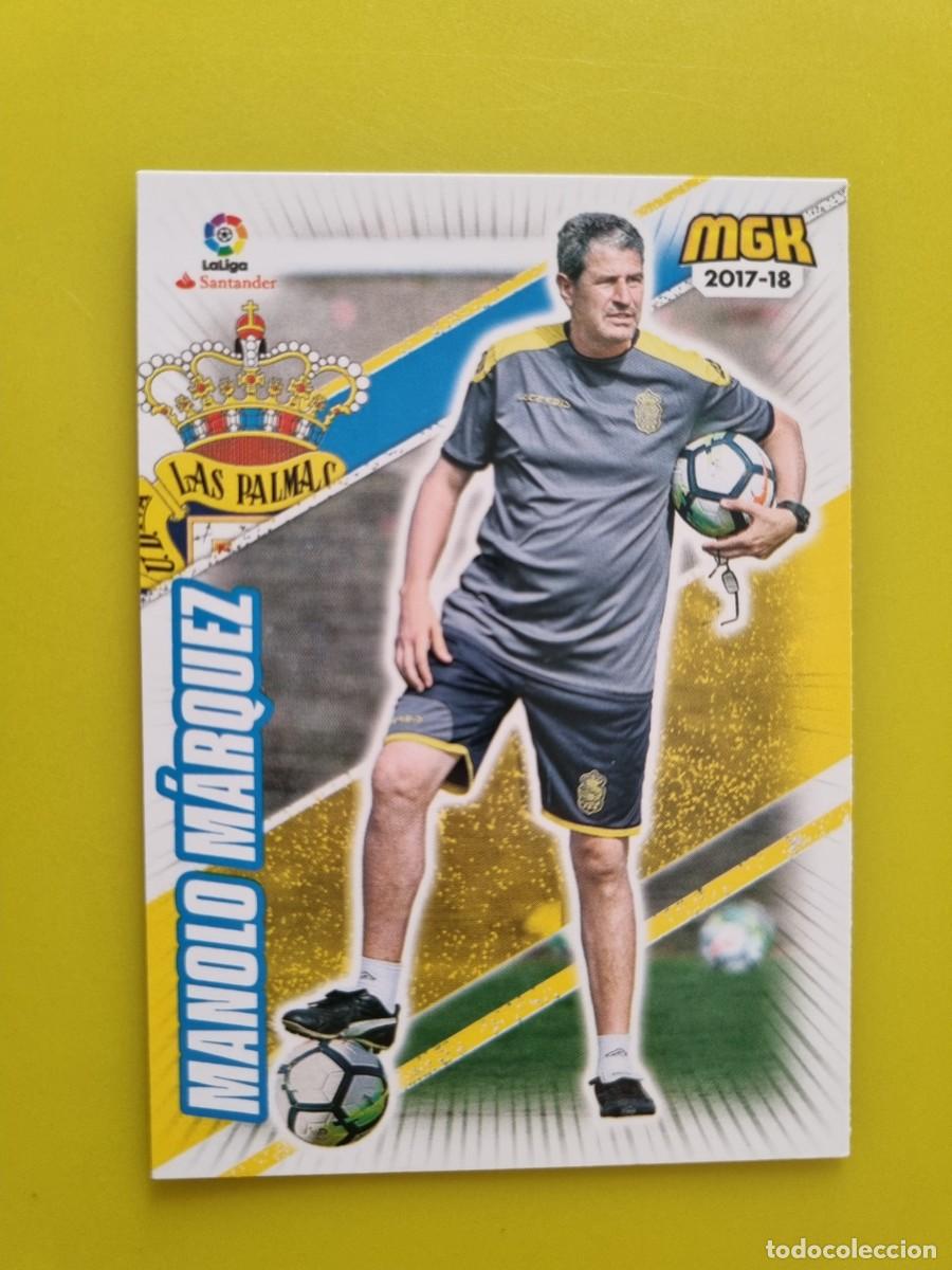 Cromos de f&uacute;tbol: CROMO FUTBOL MEGACRACKS 320 MANOLO MARQUEZ ENTRENADOR UD LAS PALMAS 17 18 2017 2018 AR1026