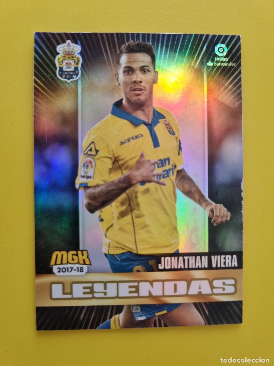 Cromos de f&uacute;tbol: CROMO FUTBOL MEGACRACKS 321 JONATHAN VIERA LEYENDAS UD LAS PALMAS 17 18 2017 2018 AR1026