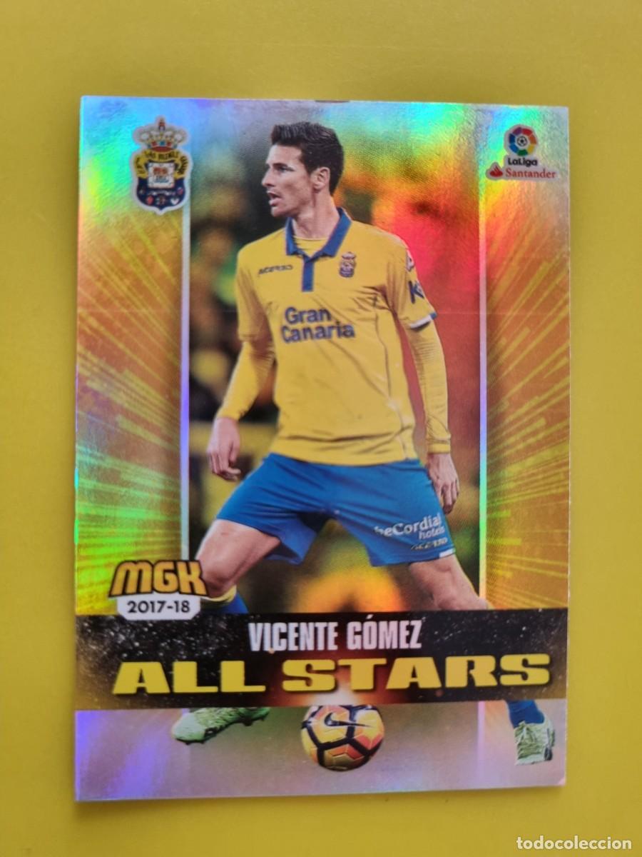 Cromos de f&uacute;tbol: CROMO FUTBOL MEGACRACKS 322 VICENTE GOMEZ ALL STARS UD LAS PALMAS 17 18 2017 2018 AR1026