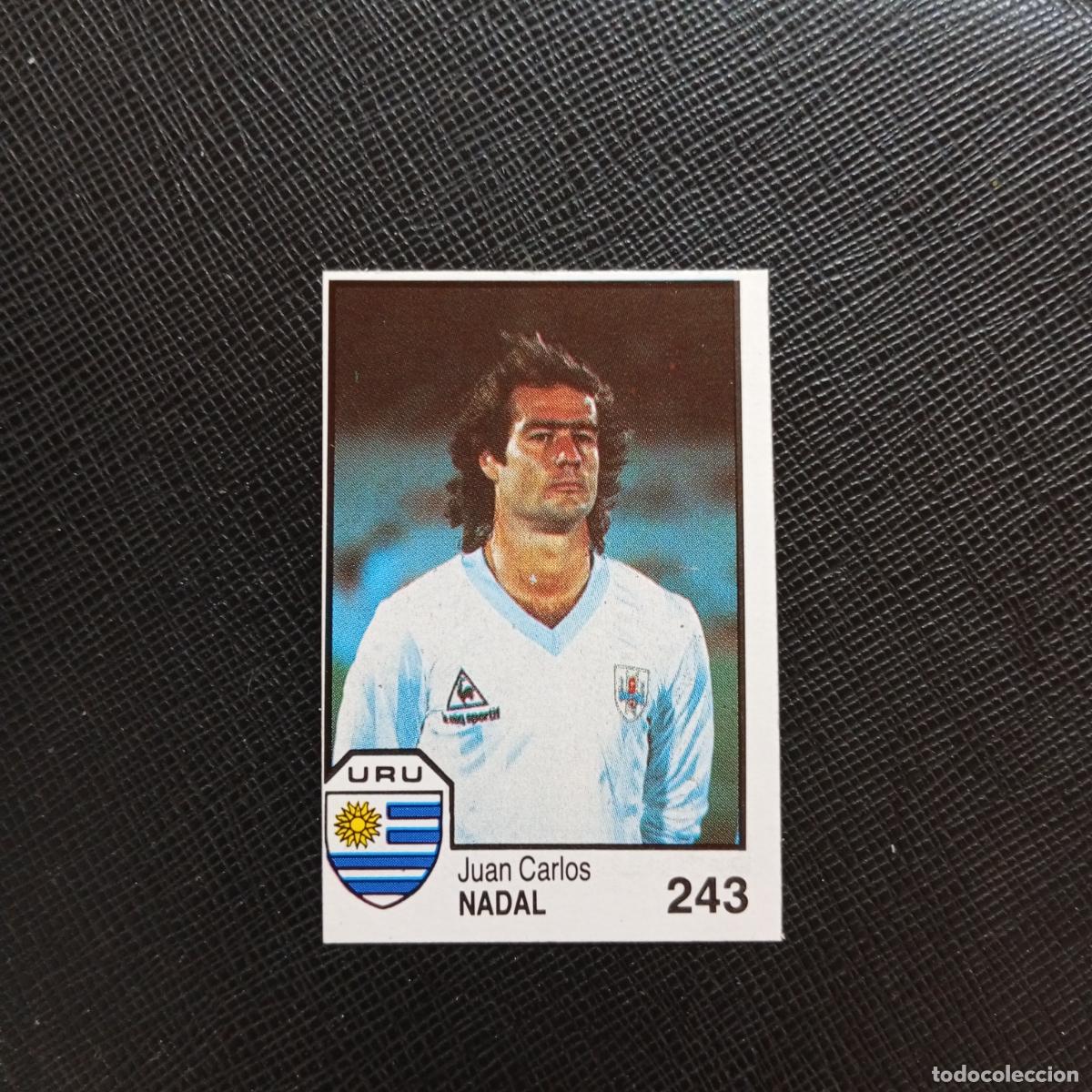 Cromos de f&uacute;tbol: 243 NADAL URUGUAY BARNA MEXICO MUNDIAL 1986 CROMO FUTBOL 86 - SIN PEGAR - A106 PG487