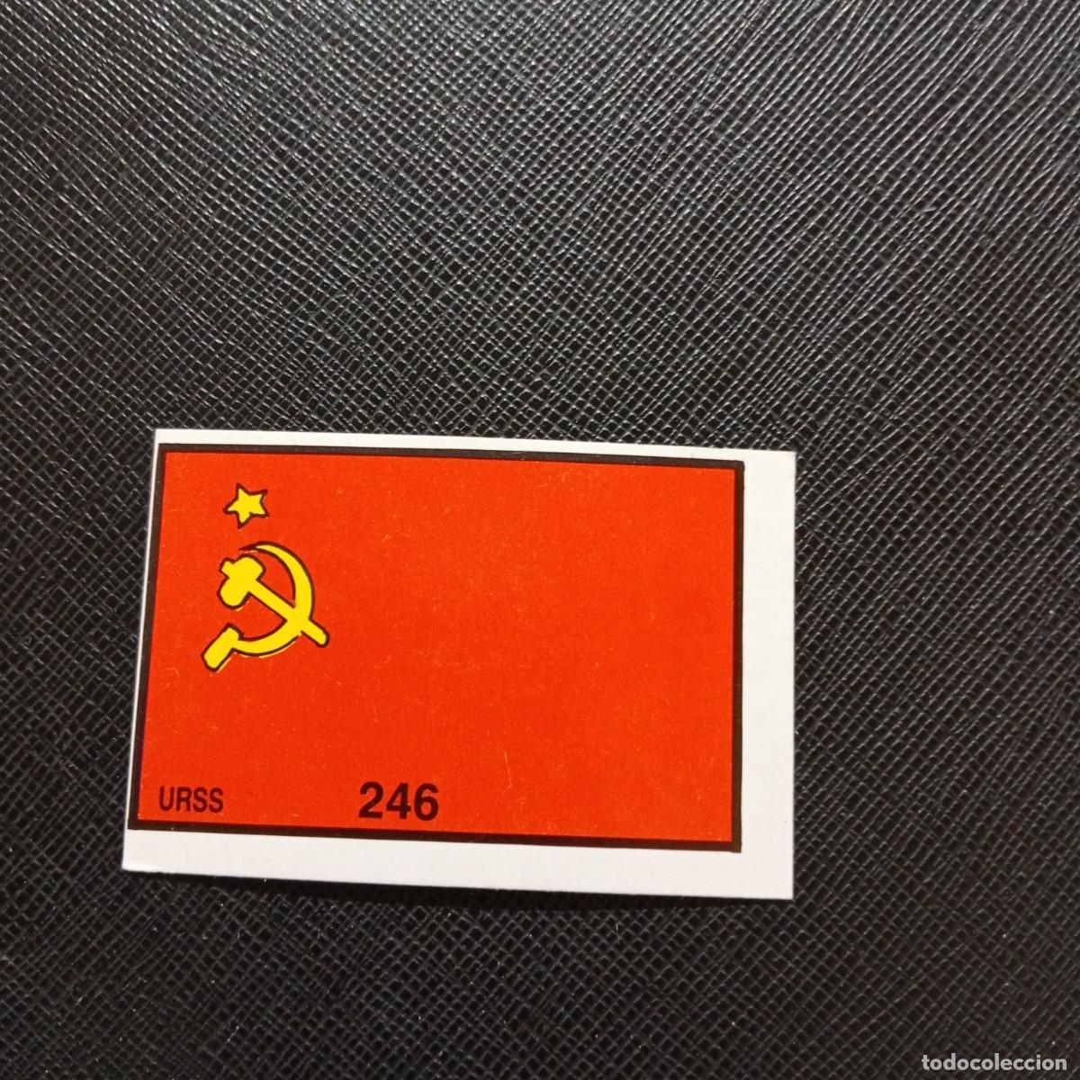 Cromos de f&uacute;tbol: 246 BANDERA URSS BARNA MEXICO MUNDIAL 1986 CROMO FUTBOL 86 - SIN PEGAR - A106 PG487