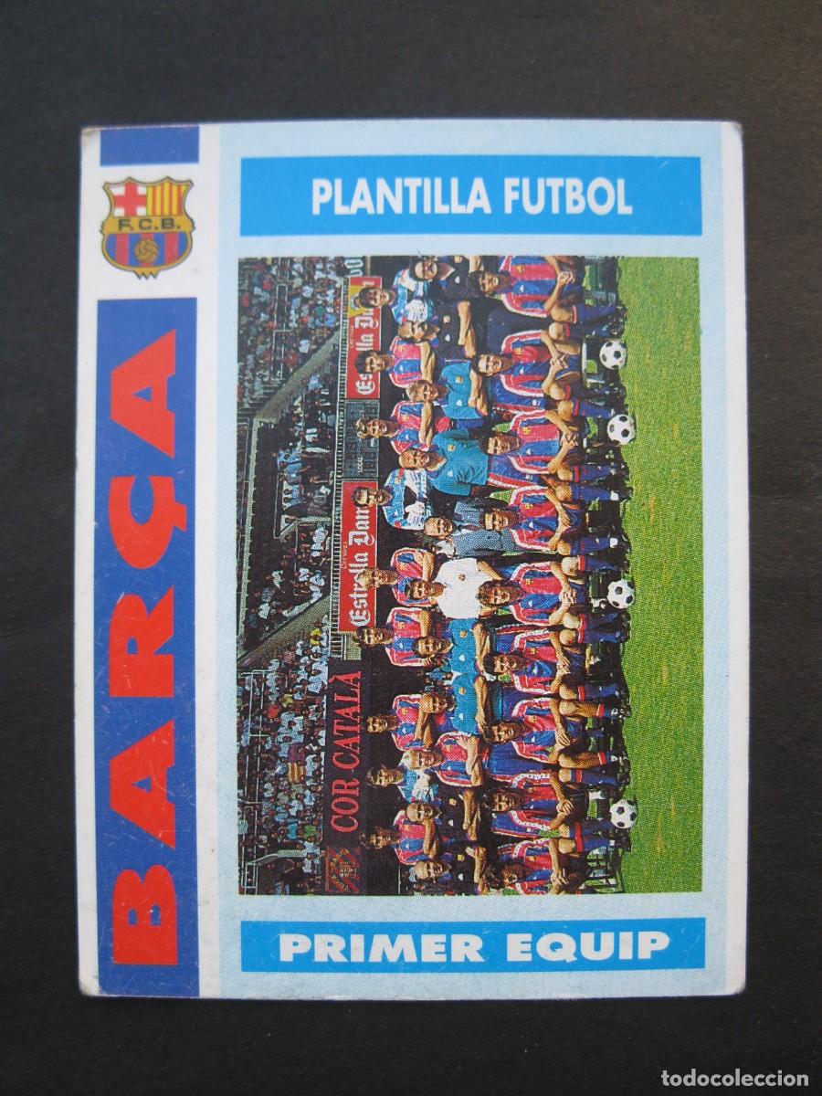 Cromos de f&uacute;tbol: PRIMER EQUIPO - PLANTILLA FUTBOL - CARD N&ordm; 9 - COL.LECCI&Oacute; BAR&Ccedil;A - TEMPORADA 92-93.