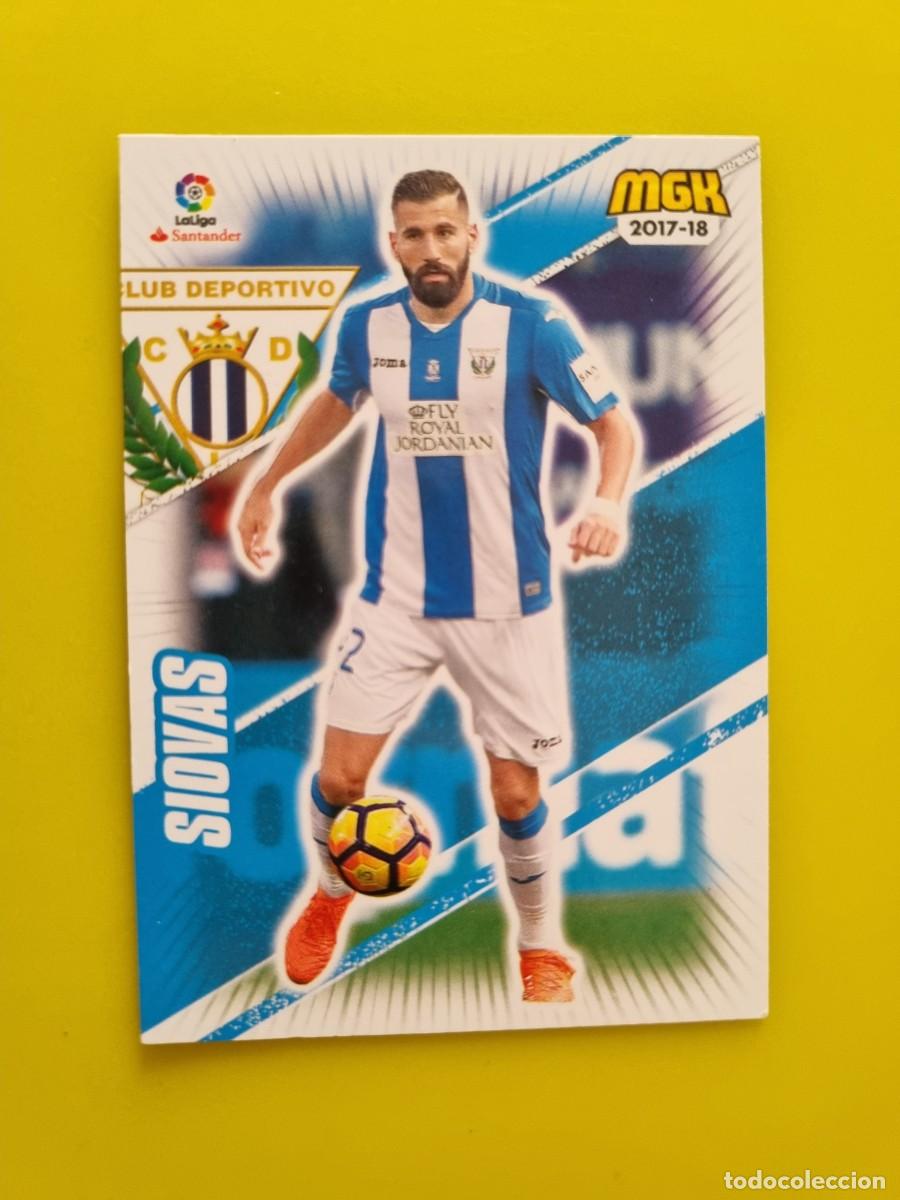 Cromos de f&uacute;tbol: CROMO FUTBOL MEGACRACKS 331 SIOVAS CD LEGANES 17 18 2017 2018 AR1026