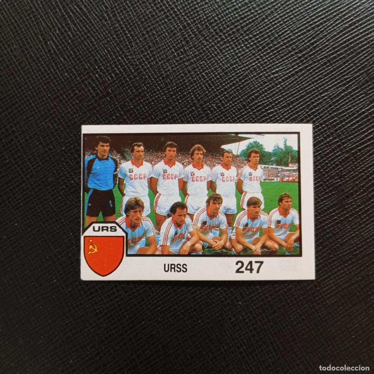 Cromos de f&uacute;tbol: 247 ALINEACION URSS BARNA MEXICO MUNDIAL 1986 CROMO FUTBOL 86 - SIN PEGAR - A106 PG487