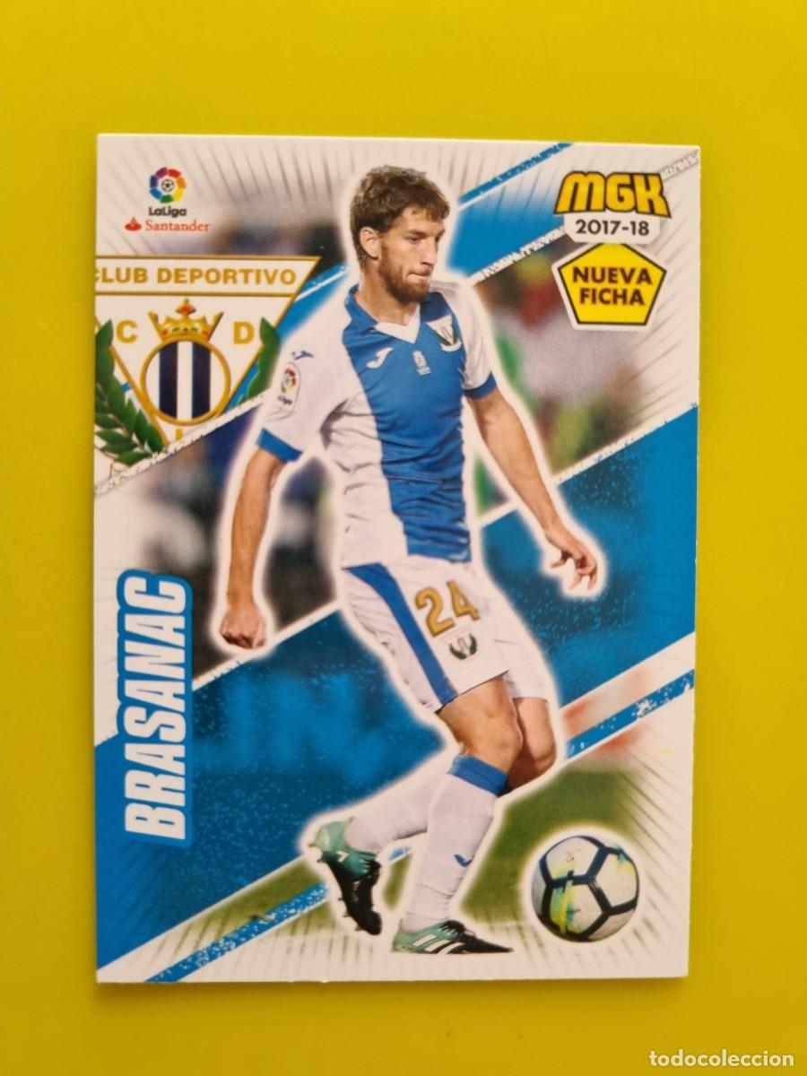 Cromos de f&uacute;tbol: CROMO FUTBOL MEGACRACKS 333 BIS BRASANAC CD LEGANES 17 18 2017 2018 AR1026