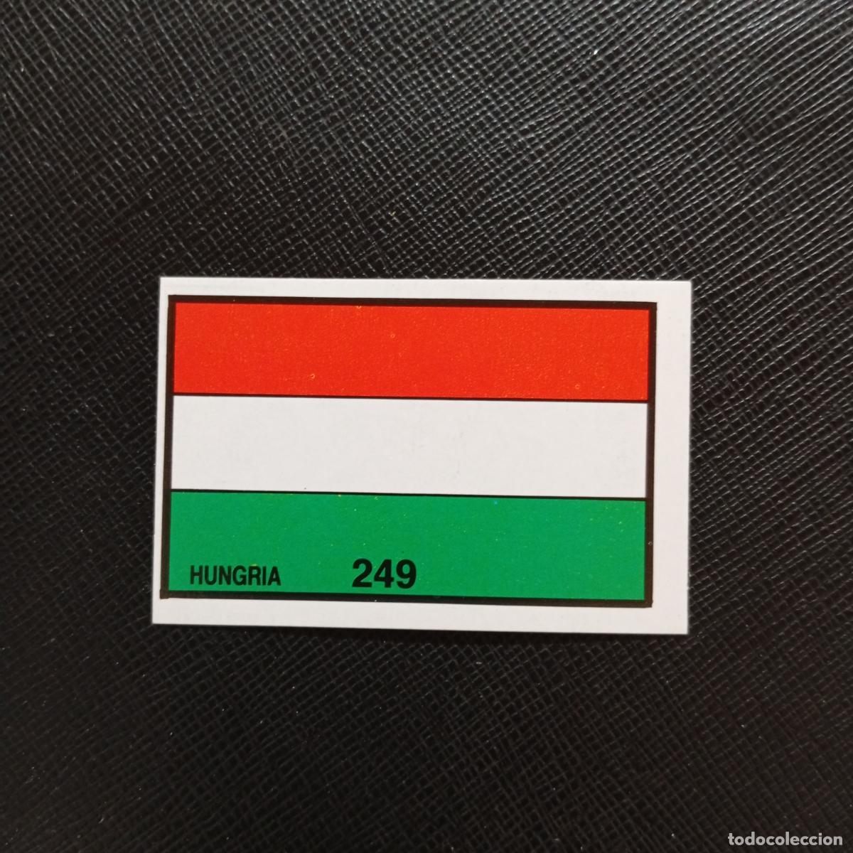 Cartes &agrave; collectionner de Football: 249 BANDERA HUNGRIA BARNA MEXICO MUNDIAL 1986 CROMO FUTBOL 86 - SIN PEGAR - A106 PG496