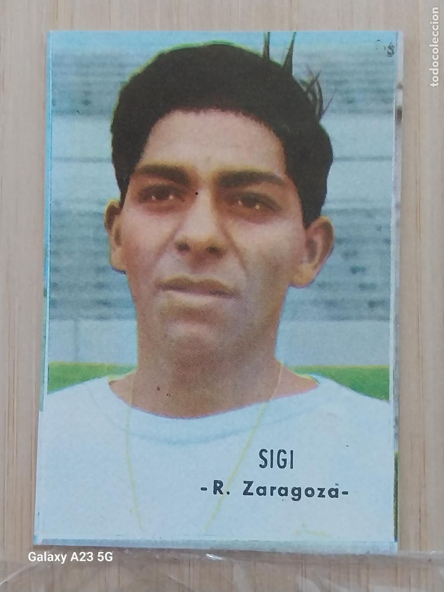Cartes &agrave; collectionner de Football: SIGI REAL ZARAGOZA ED FHER LIGA 1966 66 67 CROMO ORIGINAL SIN PEGAR NUNCA