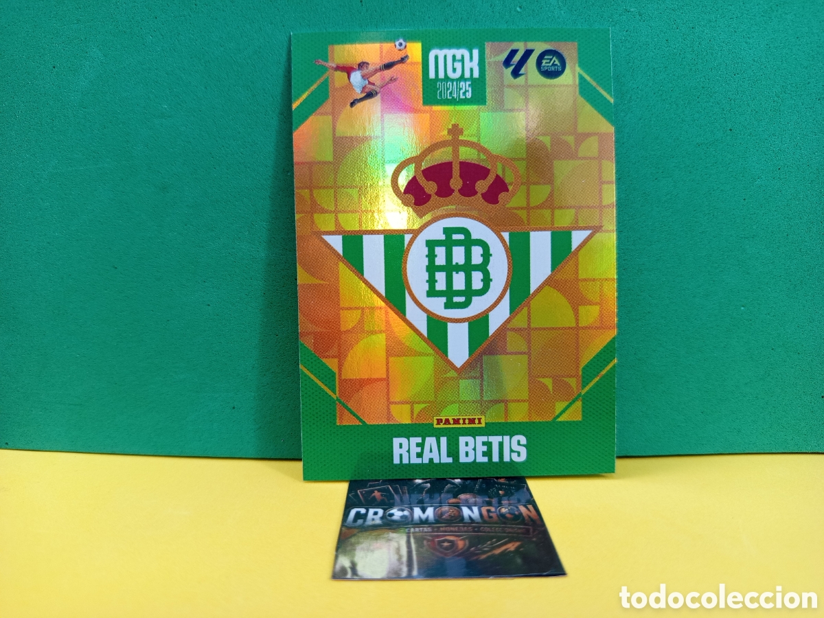 Cromos de f&uacute;tbol: ❇️ CROMO ⚽ CARD ESCUDO BETIS LIGA EA SPORTS 24 25 2024 2025 MEGACRACKS MGKS PANINI ❇️