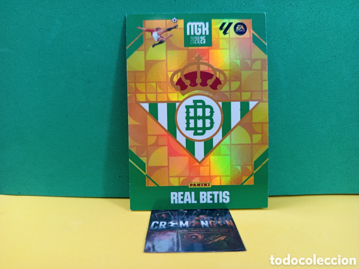 Cromos de f&uacute;tbol: ❇️ CROMO ⚽ CARD ESCUDO BETIS LIGA EA SPORTS 24 25 2024 2025 MEGACRACKS MGKS PANINI ❇️