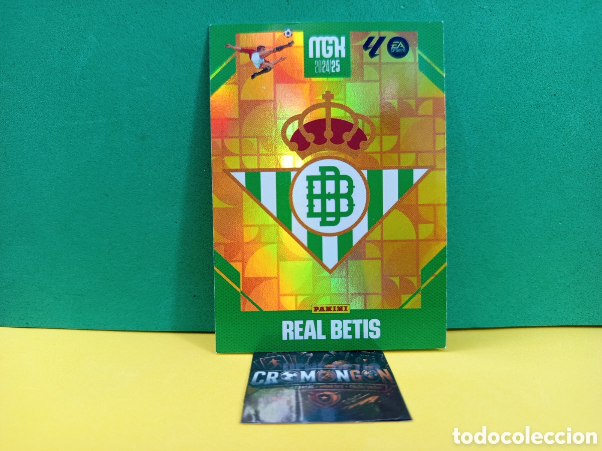 Cromos de f&uacute;tbol: ❇️ CROMO ⚽ CARD ESCUDO BETIS LIGA EA SPORTS 24 25 2024 2025 MEGACRACKS MGKS PANINI ❇️