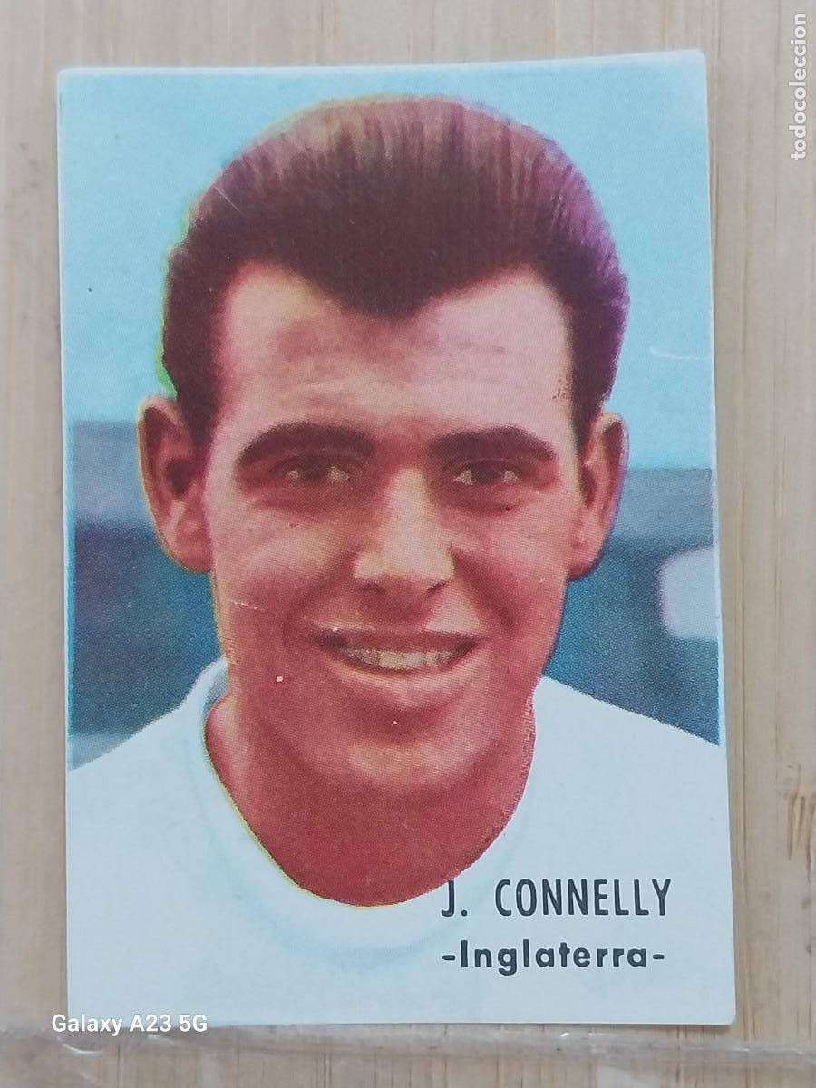 Cromos de f&uacute;tbol: J CONNELLY ED FHER DISGRA CAMPEONATOS MUNDIALES 1966 INGLATERRA CROMO ORIGINAL SIN PEGAR NUNCA