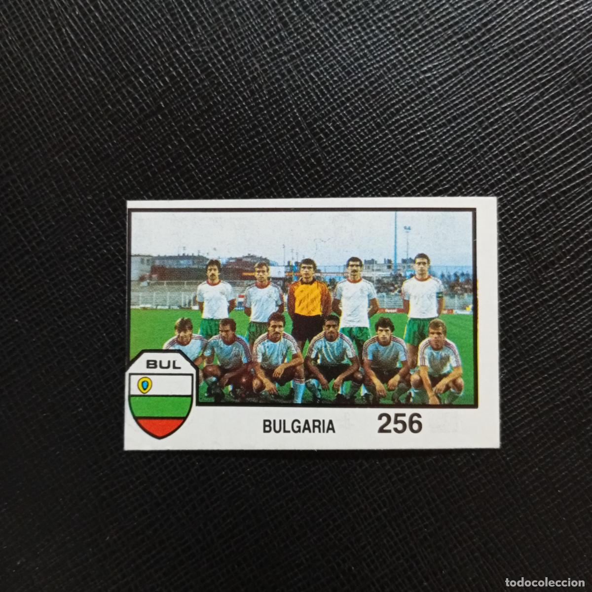 Cromos de f&uacute;tbol: 256 ALINEACION BULGARIA BARNA MEXICO MUNDIAL 1986 CROMO FUTBOL 86 - SIN PEGAR - A106 PG496