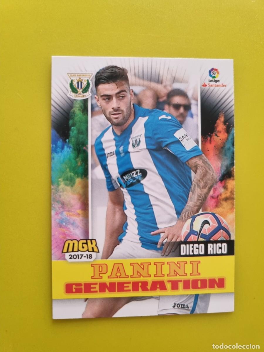 Cromos de f&uacute;tbol: CROMO FUTBOL MEGACRACKS 351 DIEGO RICO GENERATION CD LEGANES 17 18 2017 2018 AR1026
