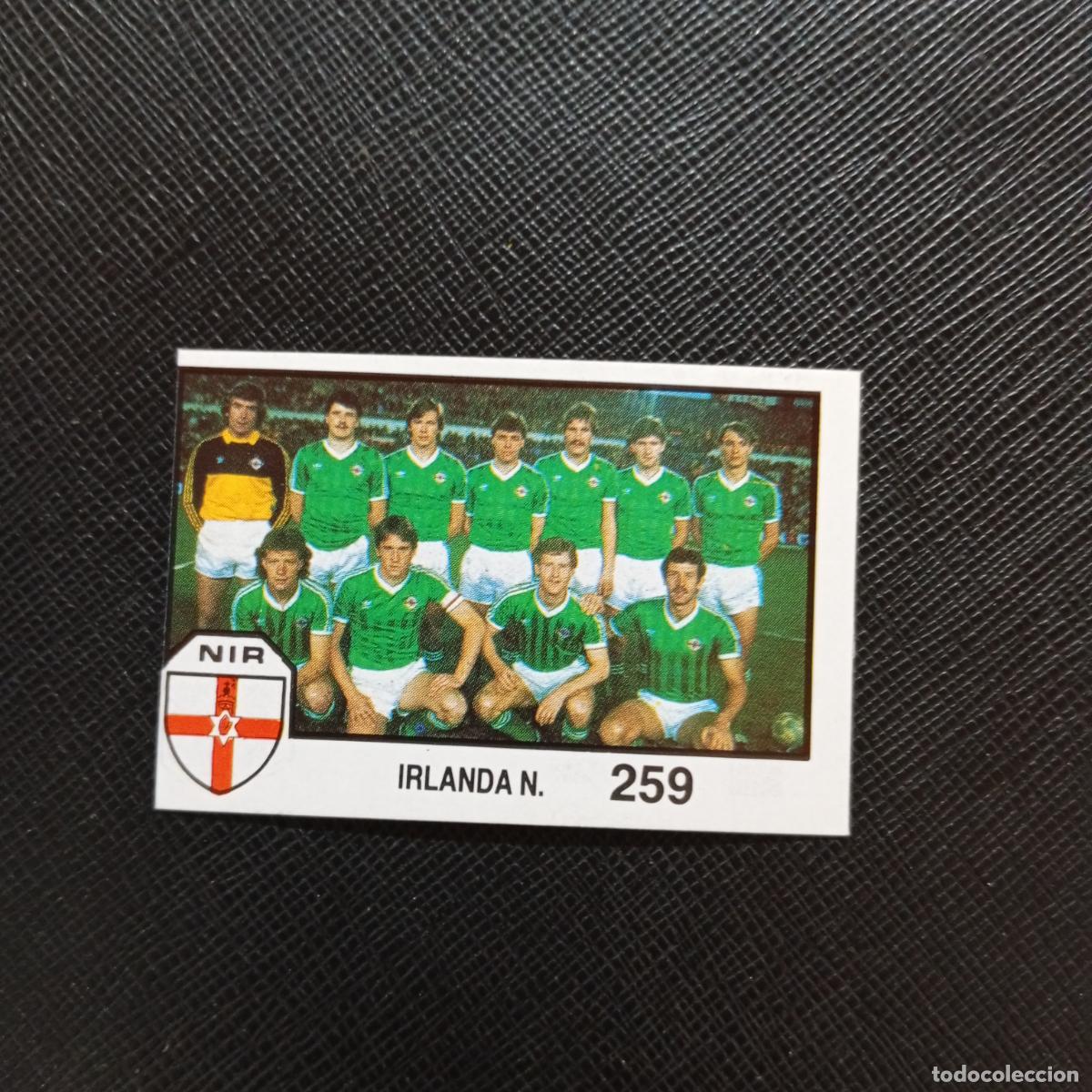 Cromos de f&uacute;tbol: 259 ALINEACION IRLANDA NORTE BARNA MEXICO MUNDIAL 1986 CROMO FUTBOL 86 - SIN PEGAR - A106 PG496