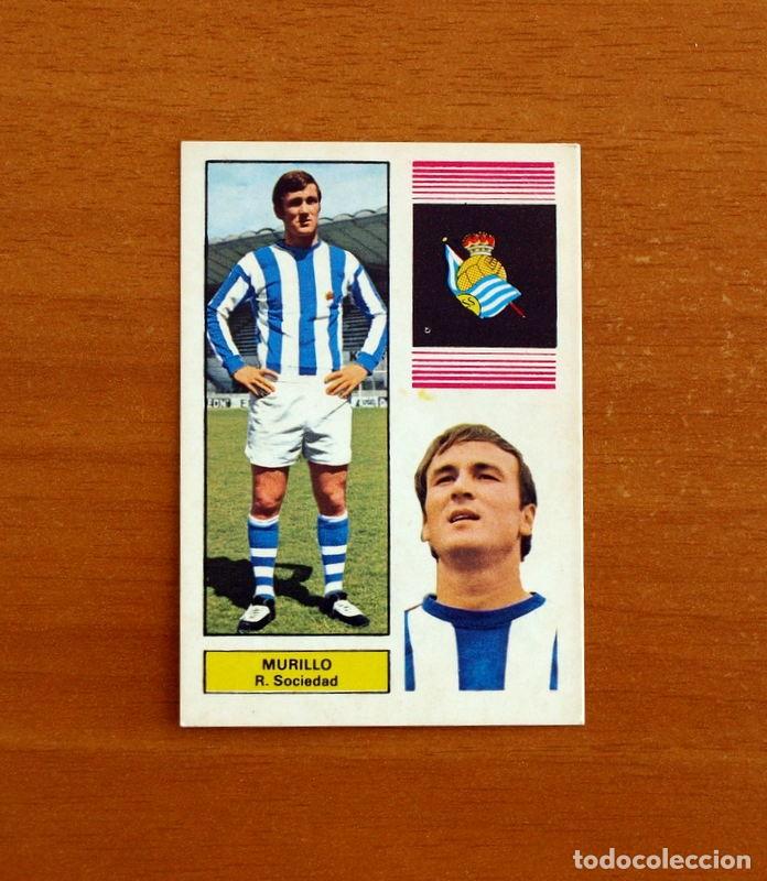 Cromos de f&uacute;tbol: Real Sociedad - Murillo - Editorial fher 1974-1975, 74-75 - Nunca pegado