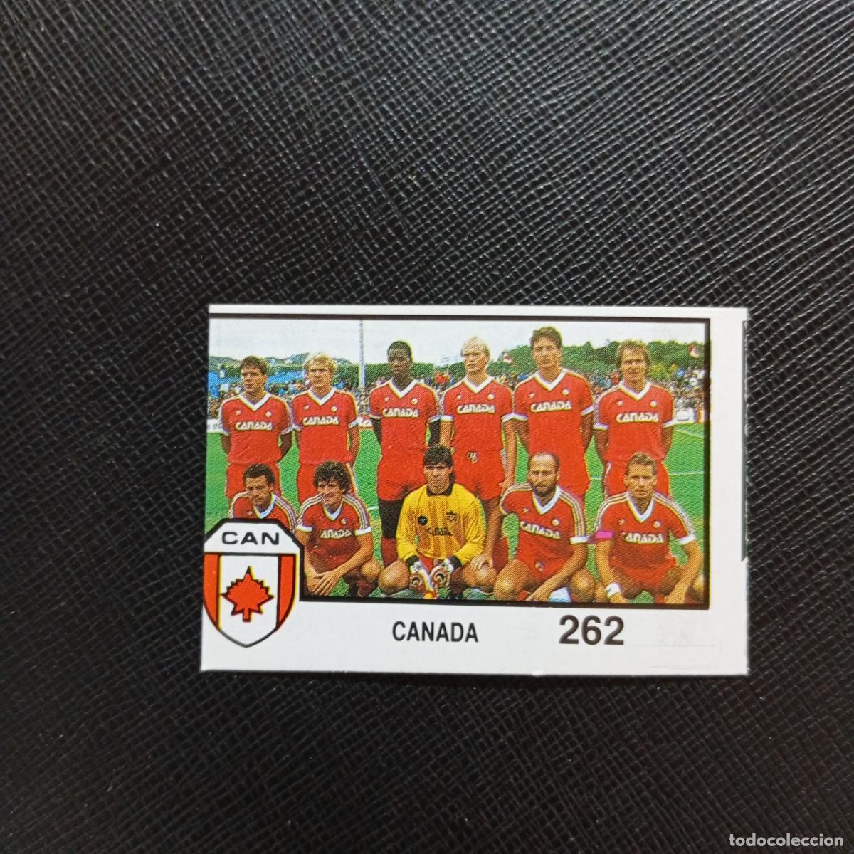 Figurine di Calcio: 262 ALINEACION CANADA BARNA MEXICO MUNDIAL 1986 CROMO FUTBOL 86 - SIN PEGAR - A201 PG2