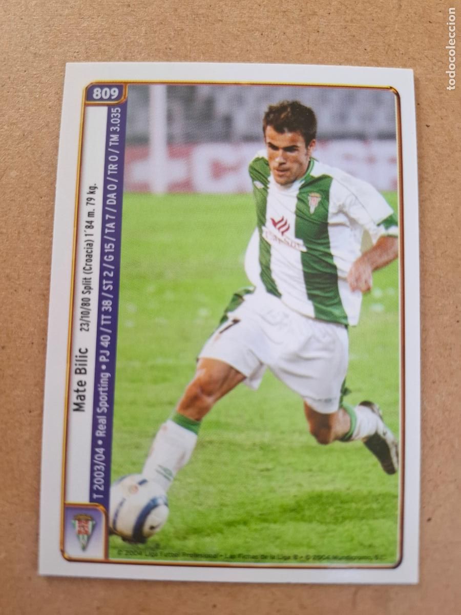 Figurine di Calcio: MUNDICROMO 2004 2005 04 05 - 809 BILIC / ARMENTANO - C&Oacute;RDOBA CF