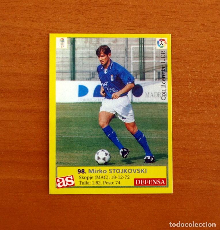 Figurine di Calcio: Real Oviedo - N&ordm; 98 Mirko Stojkovski - Diario AS 1995-1996, 95-96 - Nunca Pegado