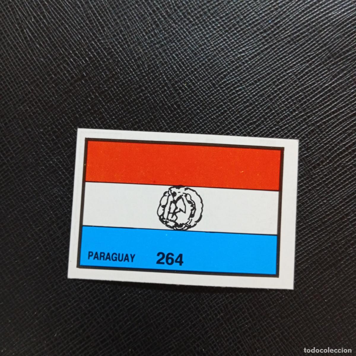 Figurine di Calcio: 264 BANDERA PARAGAY BARNA MEXICO MUNDIAL 1986 CROMO FUTBOL 86 - SIN PEGAR - A201 PG3