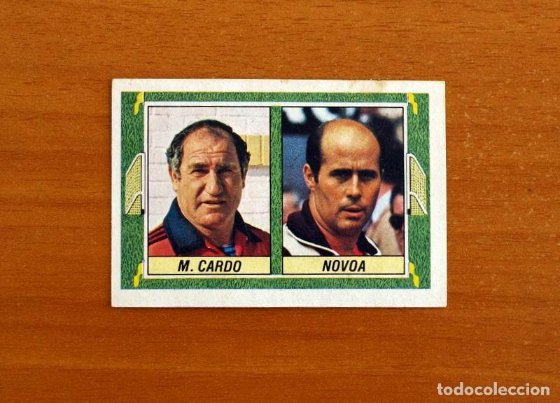 Figurine di Calcio: Sevilla-Sporting de Gij&oacute;n - Entrenadores - M. Cardo, Novoa - Ediciones Este Liga 1984-1985, 84-85